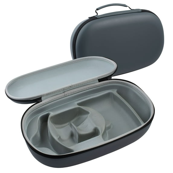 Insten Carrying Case For Oculus Quest 2 VR Gaming Headset, Fits Elite Strap, Touch Controllers Accessories Protective EVA Hard Shell Travel Bag, Gray
