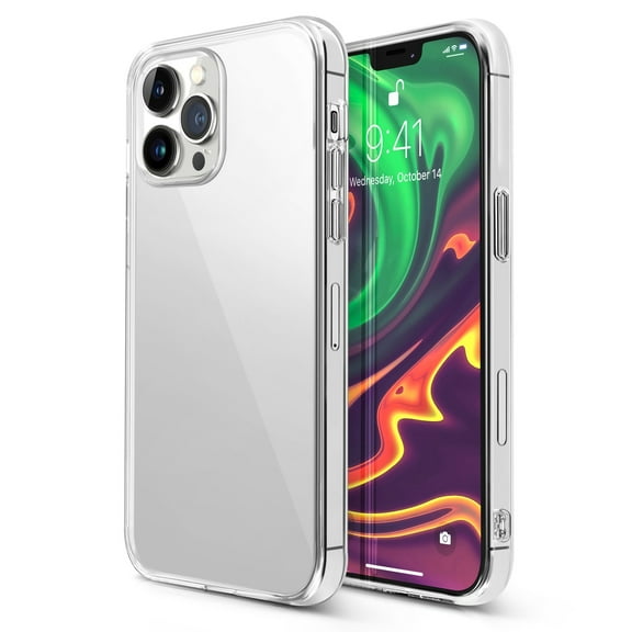 Insten Clear Case Compatible with iPhone 13 Pro Max (6.7 Inch) Soft TPU Non-Yellowing Protective Cover