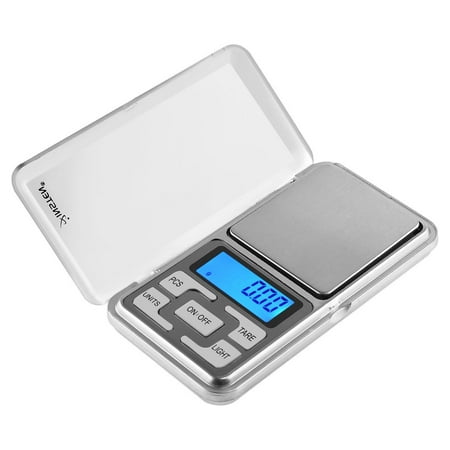 Insten Digital Pocket Scale for Jewelry 0.01 g gram 200g Small Mini Scale Kitchen Food Weight Scale Balance