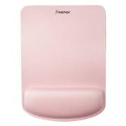 Insten Mouse Pad with Wrist Support Rest, Ergonomic Support, Pain Relief Memory Foam, Non-Slip Rubber Base for Gamer Home Office, Pink