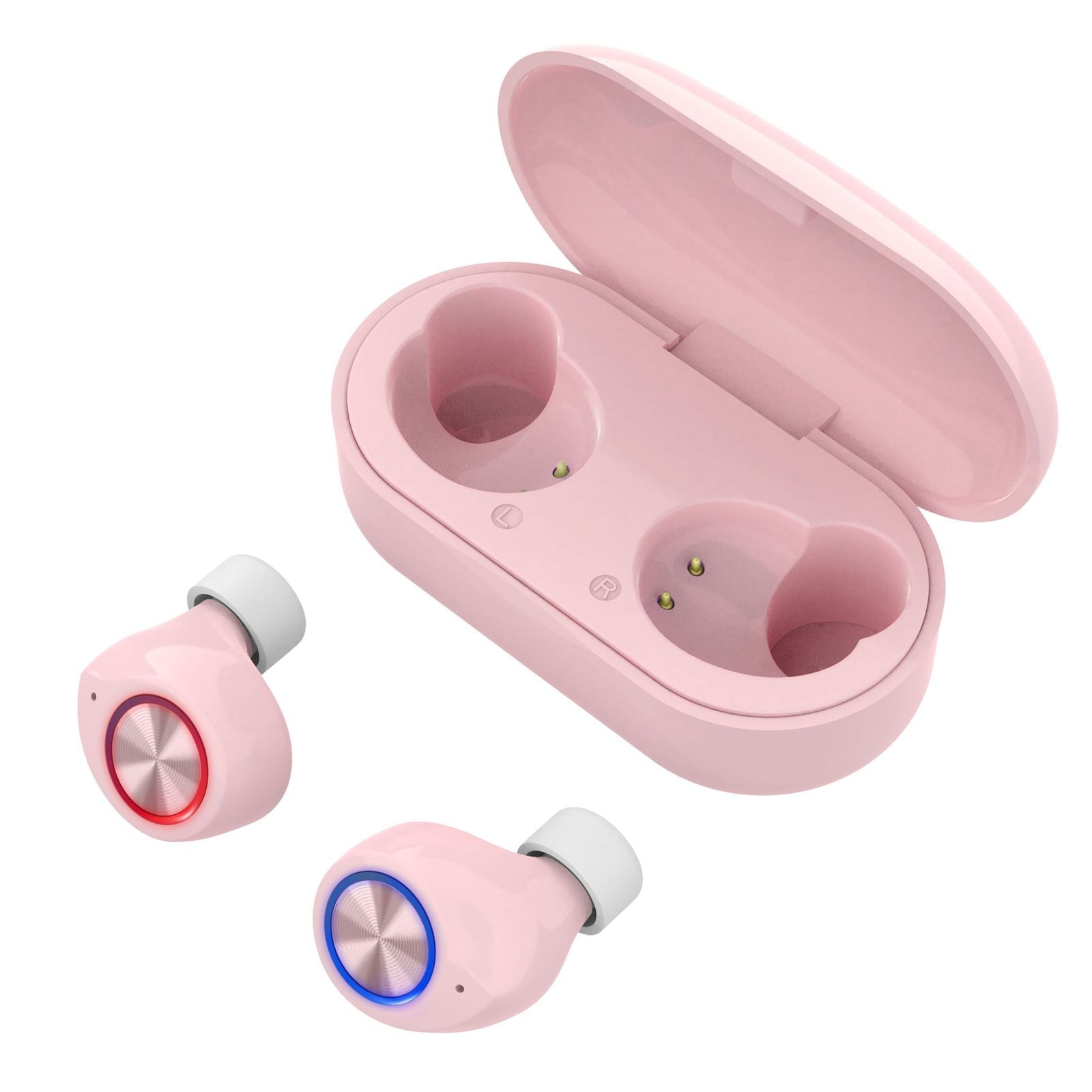 Insten True Wireless Earbuds Bluetooth 5.0 In-Ear Headphones, Touch  Control, Dual Connection, HD Stereo Sound, Deep Bass, Built-in Microphone  Noise