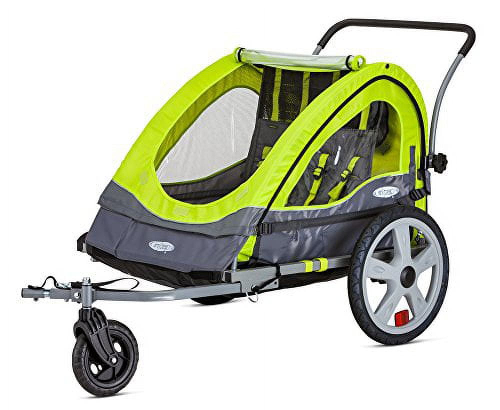 Instep QuickNEZ Double Tow Behind Bike Trailer for Toddlers, Kids
