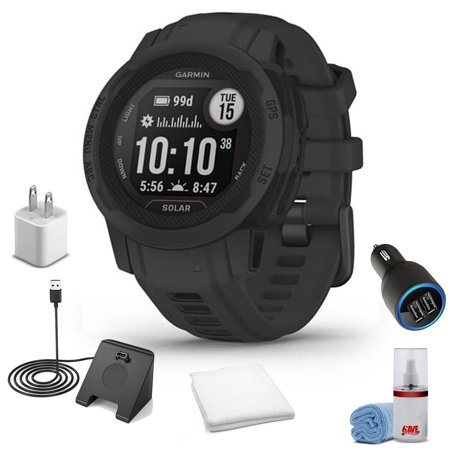 Instinct 2S Solar-Graphite With Standard Accessory Kit