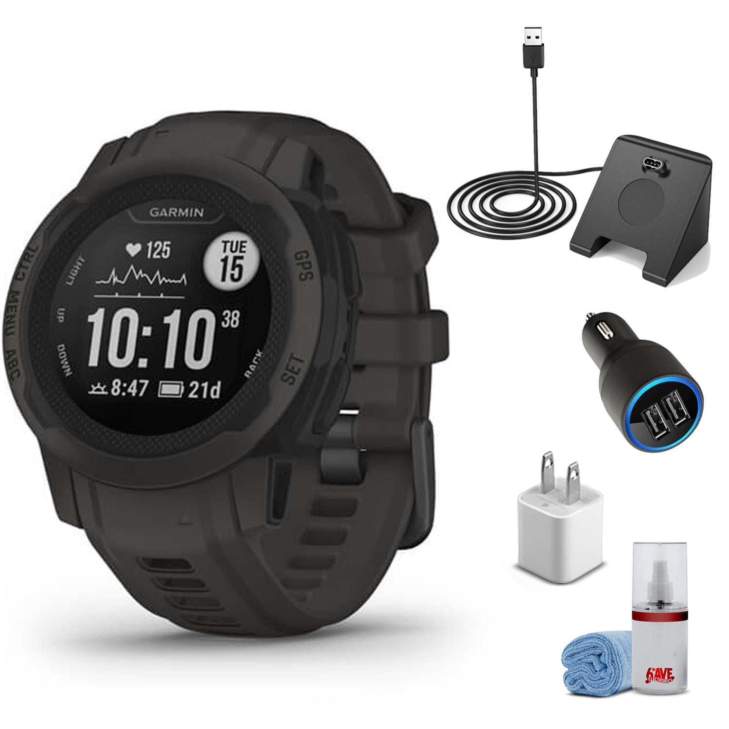 Instinct 2S - Standard Edition-Graphite with Basic Accessory Kit