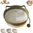 thumbnail image 1 of Instinct Basket, Stimuli Cat Bed Bed with Tail Toy – Plush Cat Nest with Ear Design, Scratch-Resistant, Breathable for All Seasons, 1 of 7