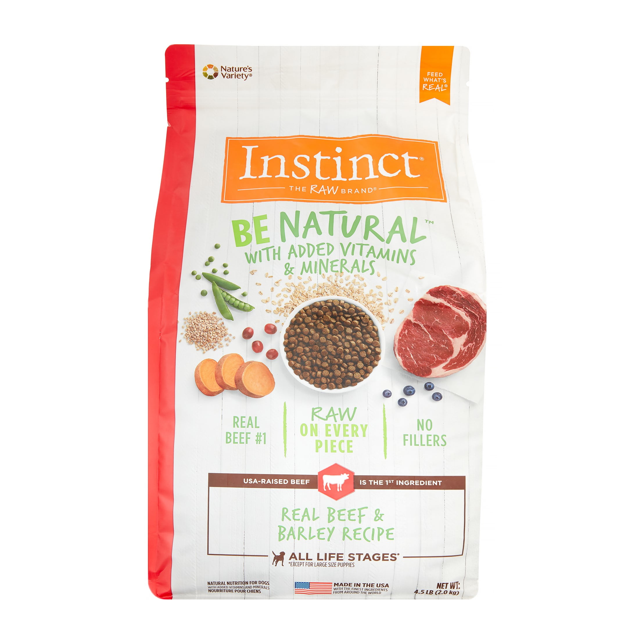 Walmart instinct dog outlet food