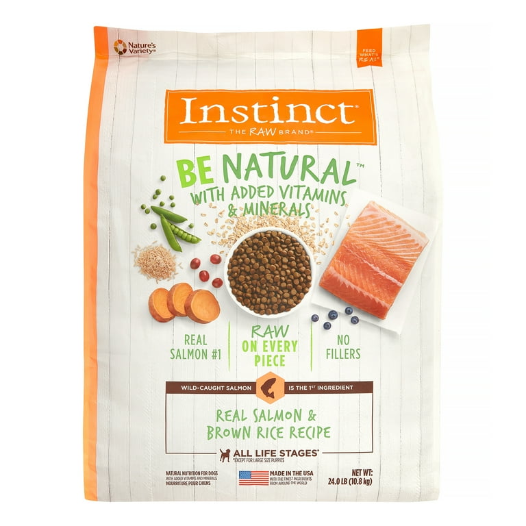 Nature's Variety Instinct Be Natural Salmon & Brown Rice Recipe Dry Dog Food Nature's Variety Instinct Be Natural Salmon & Brown Rice Recipe Dry Dog Food