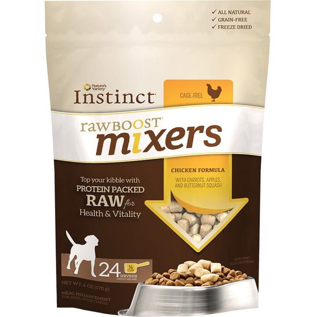 Instinct Freeze Dried Raw Boost Mixers GrainFree CageFree Chicken