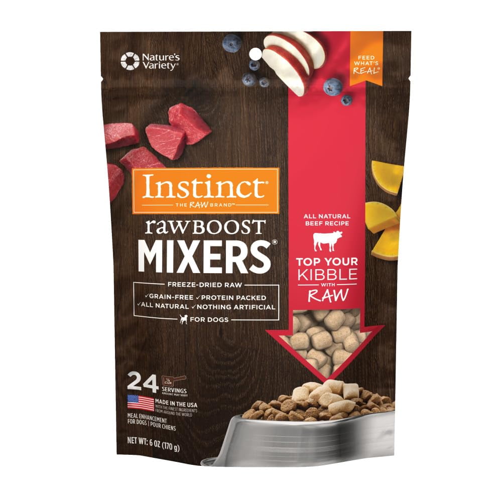 Instinct Freeze Raw Boost AIF4 Mixers Freeze Dried Raw Dog Food Topper