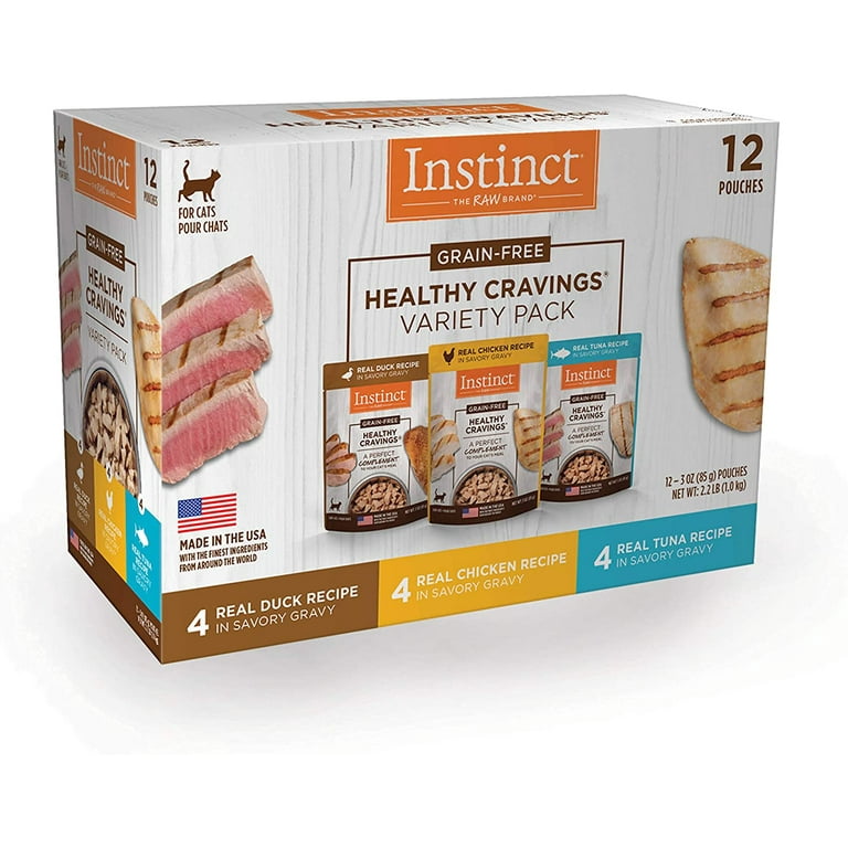 Instinct Healthy Cravings Variety Pack Grain-Free Wet Cat Food Topper Instinct Healthy Cravings Variety Pack Grain-Free Wet Cat Food Topper