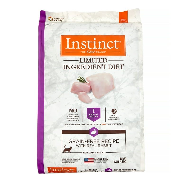 Nature's Variety Instinct Limited Ingredient Diet Rabbit Recipe Dry Cat Food Nature's Variety Instinct Limited Ingredient Diet Rabbit Recipe Dry Cat Food