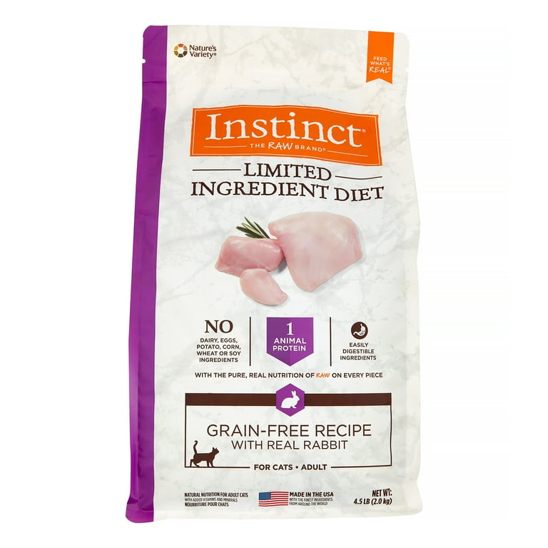 Nature's Variety Instinct Limited Ingredient Diet Rabbit Recipe Dry Cat Food Nature's Variety Instinct Limited Ingredient Diet Rabbit Recipe Dry Cat Food