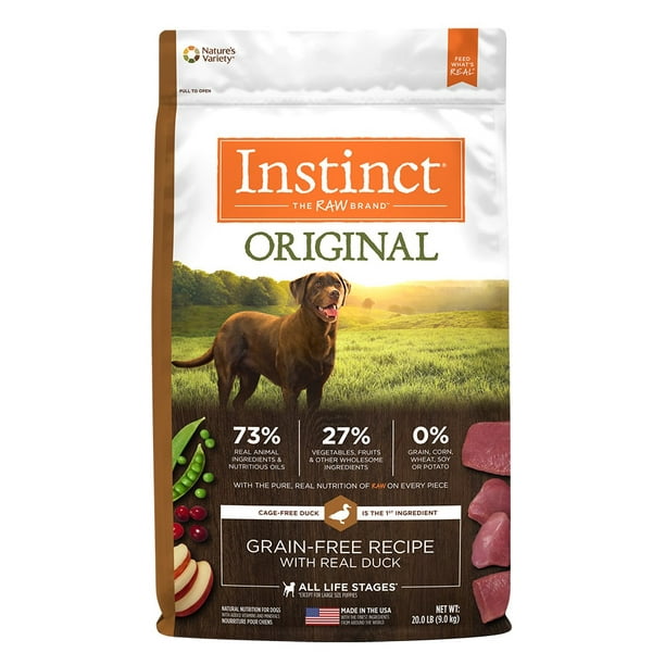 Instinct Original GrainFree Recipe with Real Duck Natural Dry Dog Food