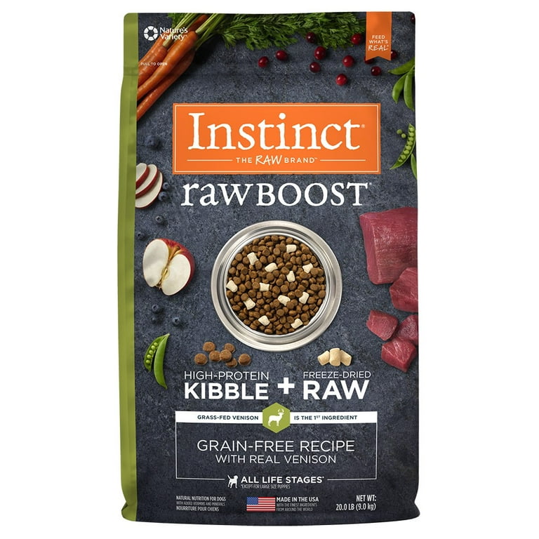 Instinct raw sale boost venison