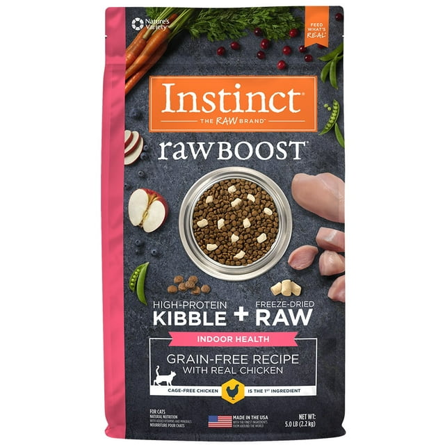 Instinct Raw Boost Indoor Health GrainFree Recipe with Real Chicken