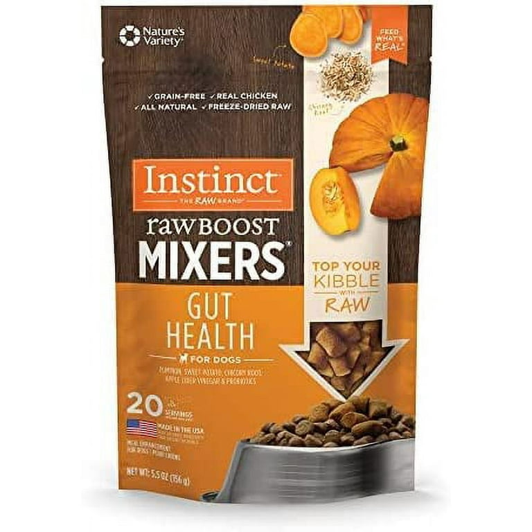 Instinct Raw Boost Mixers Freeze Dried Raw Dog Food Topper Grain