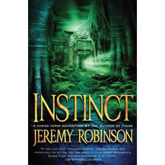 Pre-Owned Instinct by Jeremy Robinson Chess Team Adventure Hardcover Literature & Fiction English