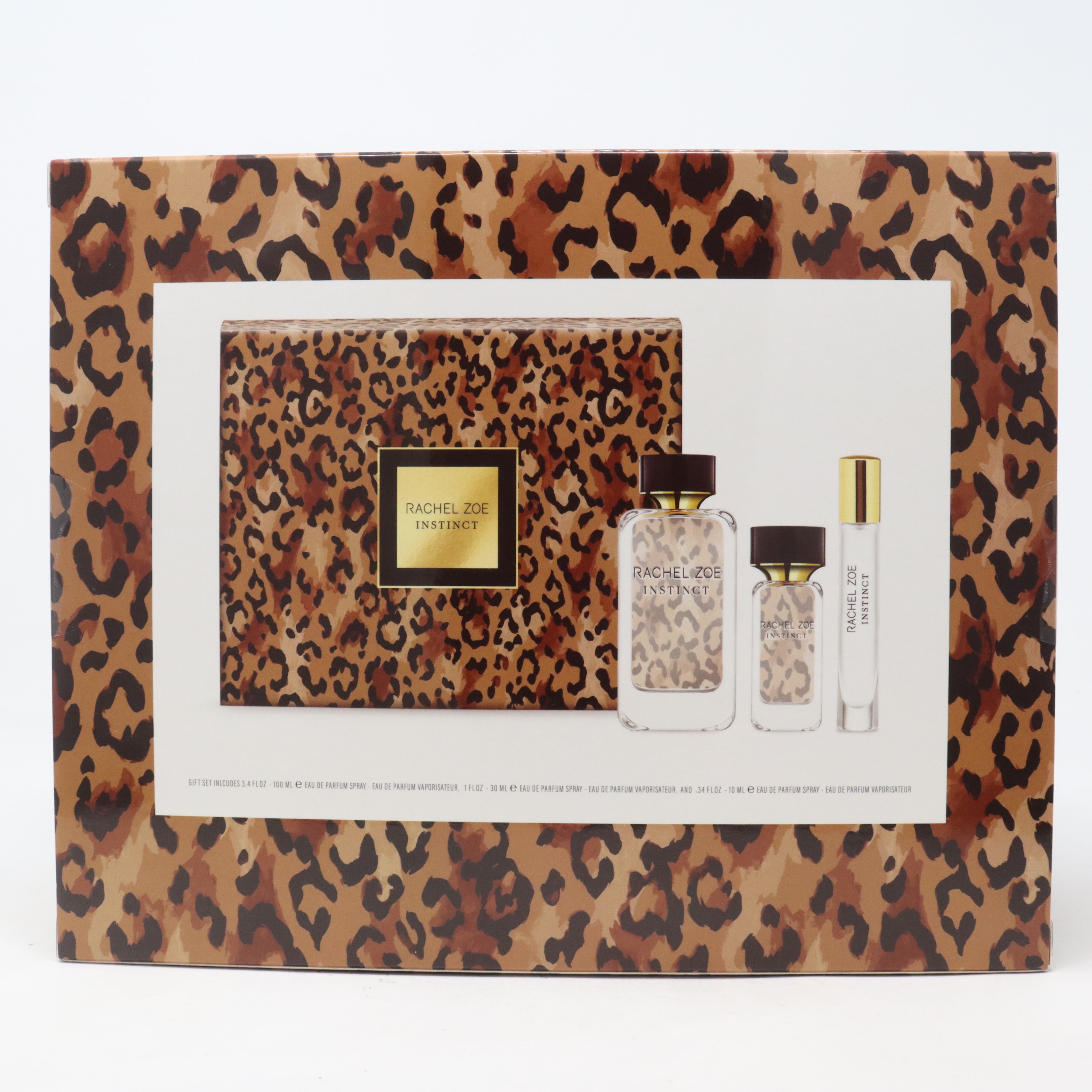 Instinct by Rachel Zoe for Women - 3 Pc Gift Set 3.4oz EDP Spray, 1oz EDP Spray, 0.34oz EDP Spray