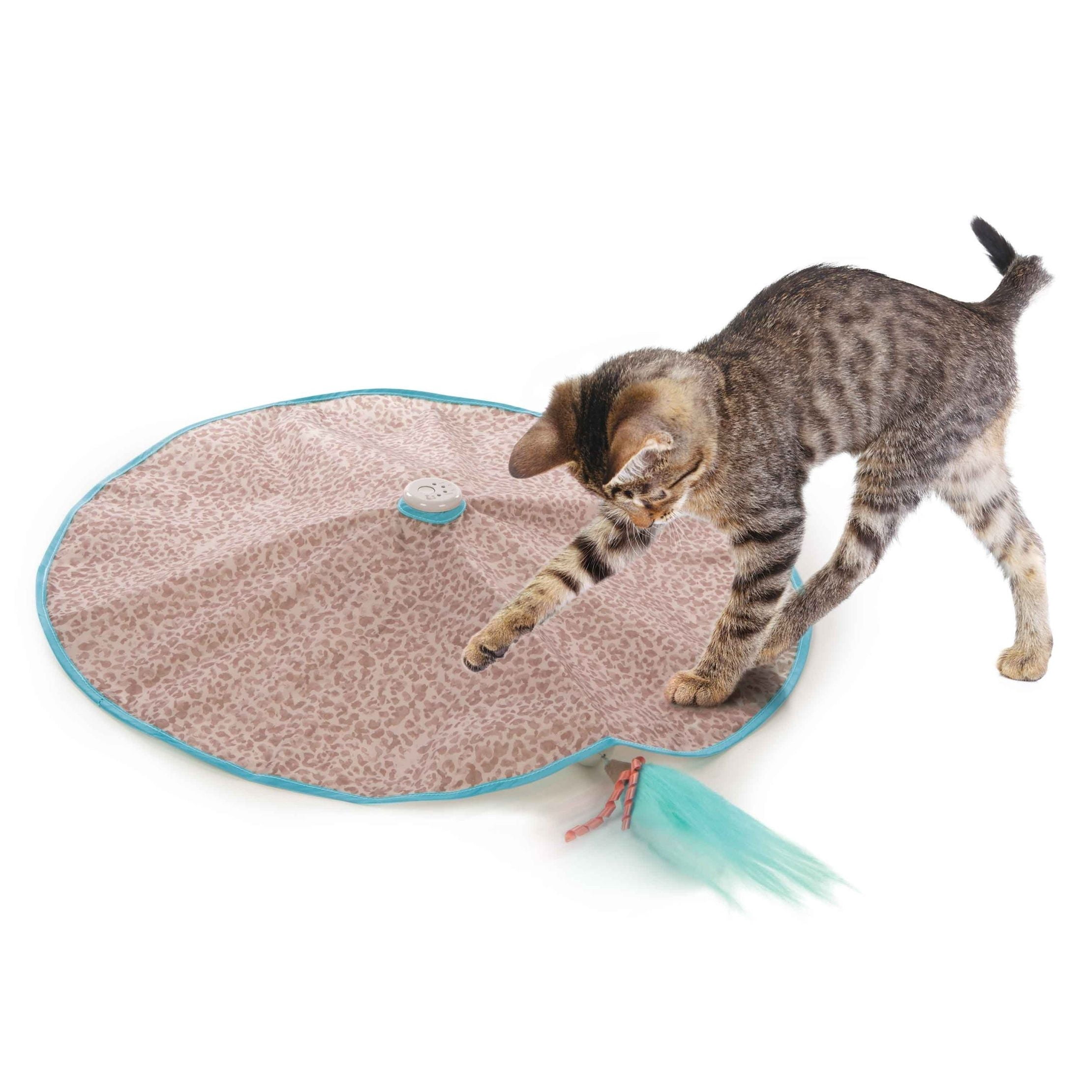 Instincts by SmartyKat Hidden Hijinks Electronic Motion Concealed Teaser Wand Cat Toy