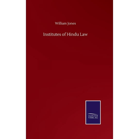 Institutes of Hindu Law (Hardcover)