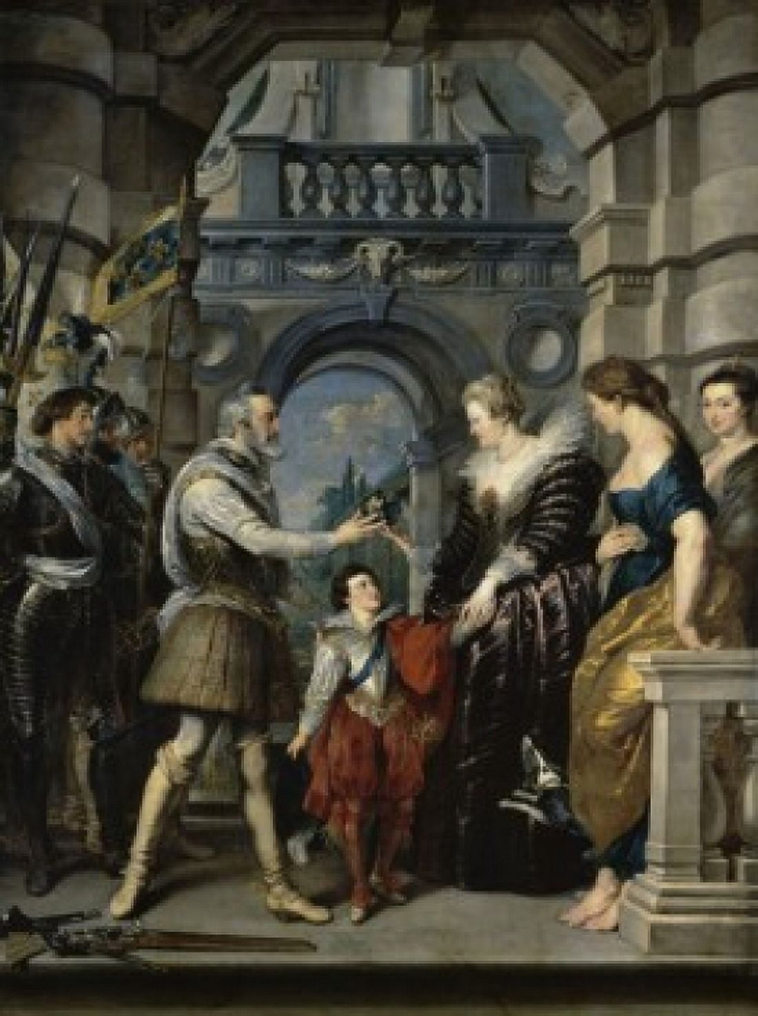 Institution of the Regency (Life of Marie de Medici Queen of France) c1622-25 Peter Paul Rubens (1577-1640Flemish) Musee du Louvre Paris France Canvas Art - Peter Paul Rubens (18 x 24)