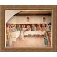 thumbnail image 1 of Institution of the Eucharist 24x20 Gold Ornate Wood Framed Canvas Art by Fra Angelico, 1 of 2
