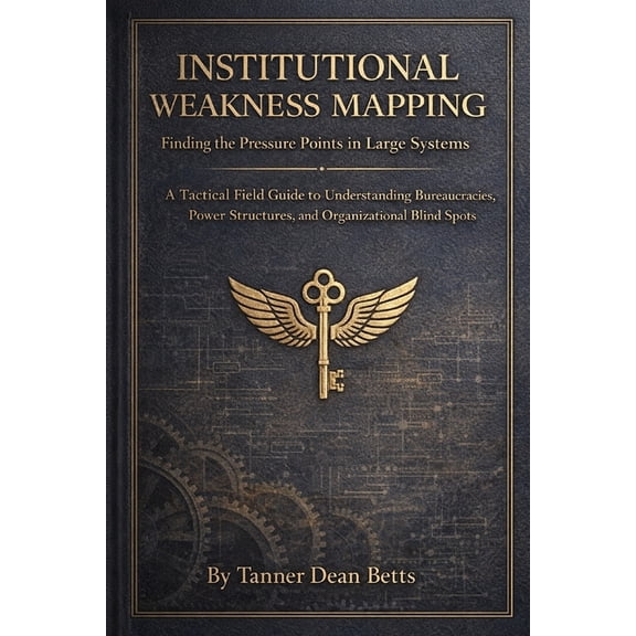 Institutional Weakness Mapping: A Tactical Field Guide to Understanding Bureaucracies, Power Structures, and Organizatio, (Paperback)