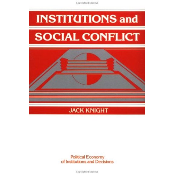 Pre-Owned Institutions and Social Conflict (Paperback) 0521421896 9780521421898