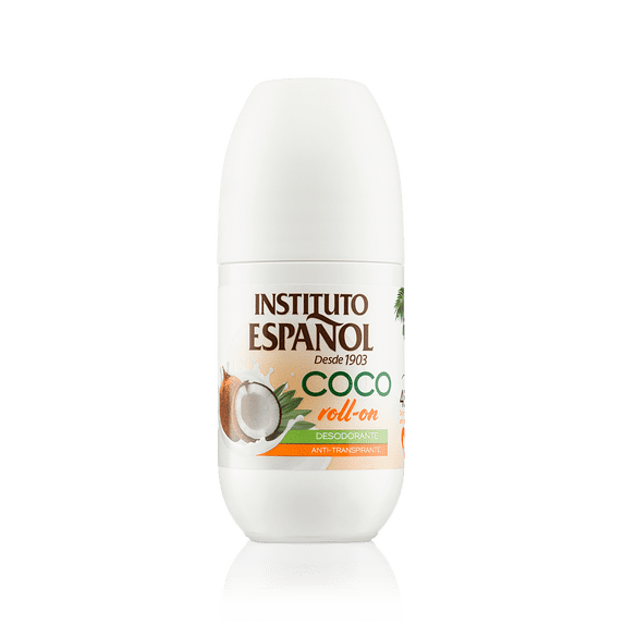 Instituto Español Roll-On Liquid Deodorant, Coco Scented, 2.5oz – Individual Bottle