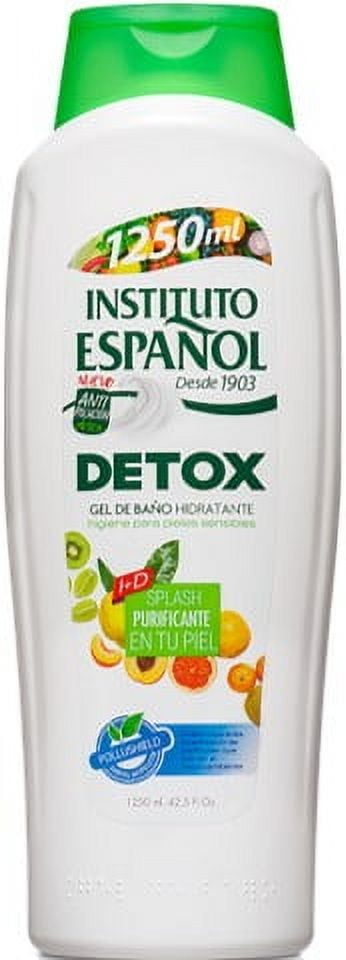 Instituto Espanol Shower Gel Detox 42oz Unisex Individual Bottle for Sensitive and Dry Skin All Ages