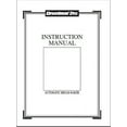 thumbnail image 1 of Instruction Manual ONLY for Breadman Bread Machine Maker Instruction Manual Model: TR875 REPRINT, 1 of 1