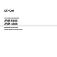 thumbnail image 1 of Instruction Manual ONLY for Denon AVR-5808 AV Receiver Owners Manual REPRINT, 1 of 1