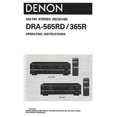 thumbnail image 1 of Instruction Manual ONLY for Denon DRA-365R Receiver Owners Manual REPRINT, 1 of 1