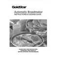thumbnail image 1 of Instruction Manual ONLY for Goldstar Bread Machine Maker Instruction Manual Model: HB-152CE REPRINT, 1 of 1