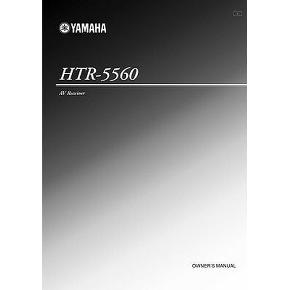 Instruction Manual ONLY for Yamaha HTR-5560 AV Receiver Owners Manual REPRINT