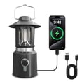 thumbnail image 1 of Elice Camping Lantern, 1000LM LED Lanterns for Power Outages, 8000mAh Phone Charger & Rechargeable Lantern, 3 Light Moes & Stepless Dimming Camping Lights for Hurricane Emergency Camping Accessories, 1 of 12