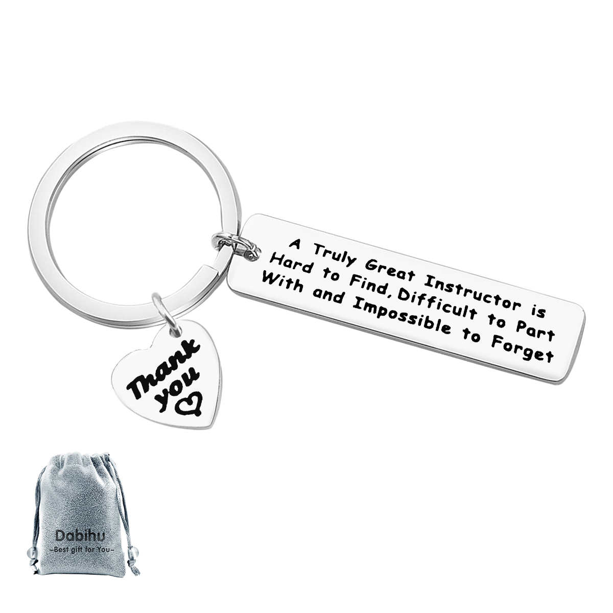 Instructor Gift Instructor Thank You Gift Keyring A Truly Great Instructor is Hard to ...