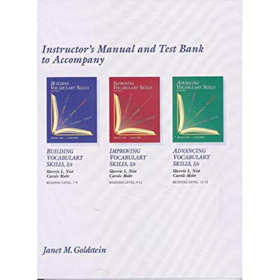 Pre-Owned Instructor's Mannual and Test Bank to Accompany 9780944210185 Used