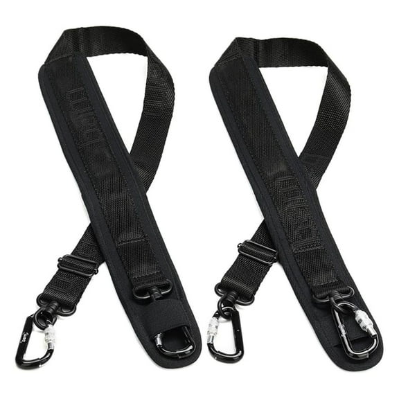Instrument Case Straps Pair - Violin & Instrument Backpack Straps - Secure Locking Carabiner - Adjustable 29-37 Inch - Padded Comfort - France Design