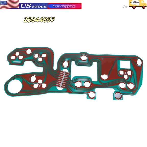 Instrument Cluster Printed Circuit Compatible for Chevy Truck 1981-87 with Gauges w/o Tach
