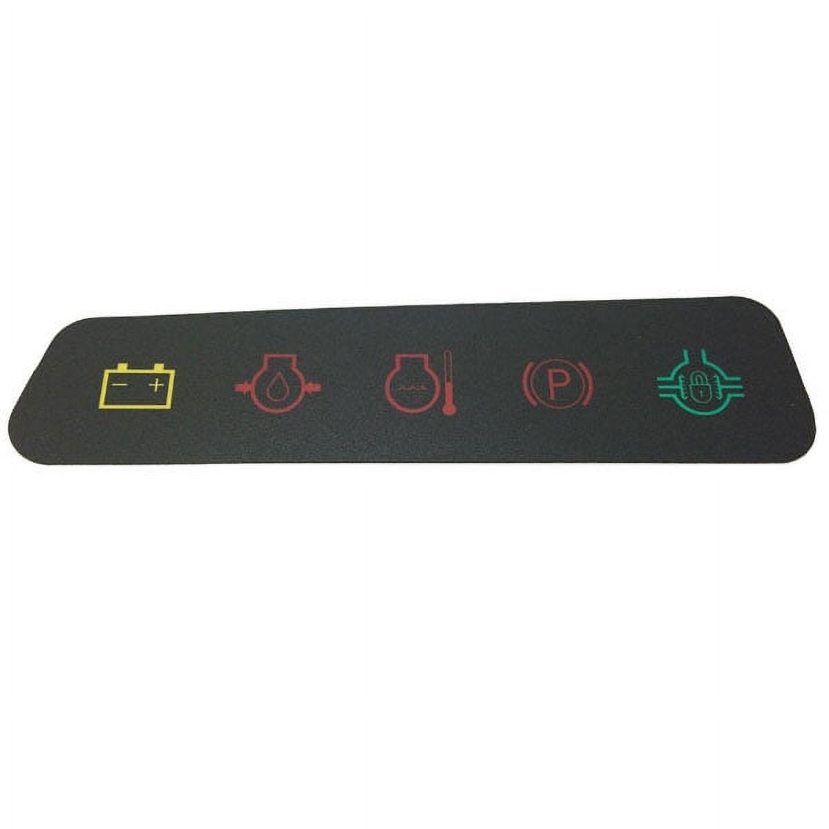 Instrument Panel Indicator Label For 6X4 Gas Gators Above Serial Number