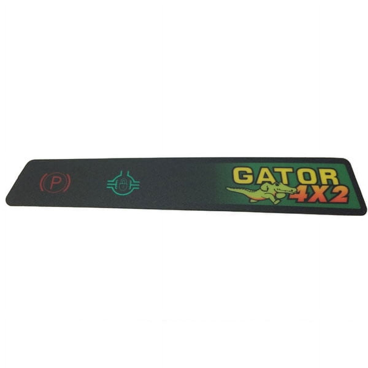 Instrument Panel Indicator Label for 4X2 Gas Gators Below Serial Number