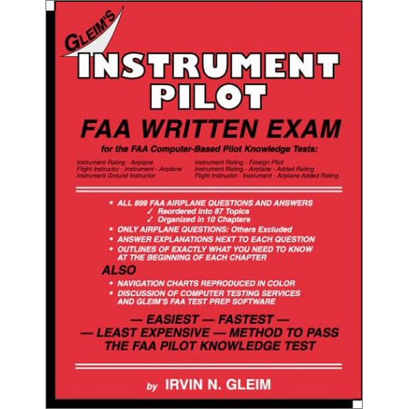 Pre-Owned Instrument Pilot FAA Written Exam (Paperback) 1581940726 9781581940725