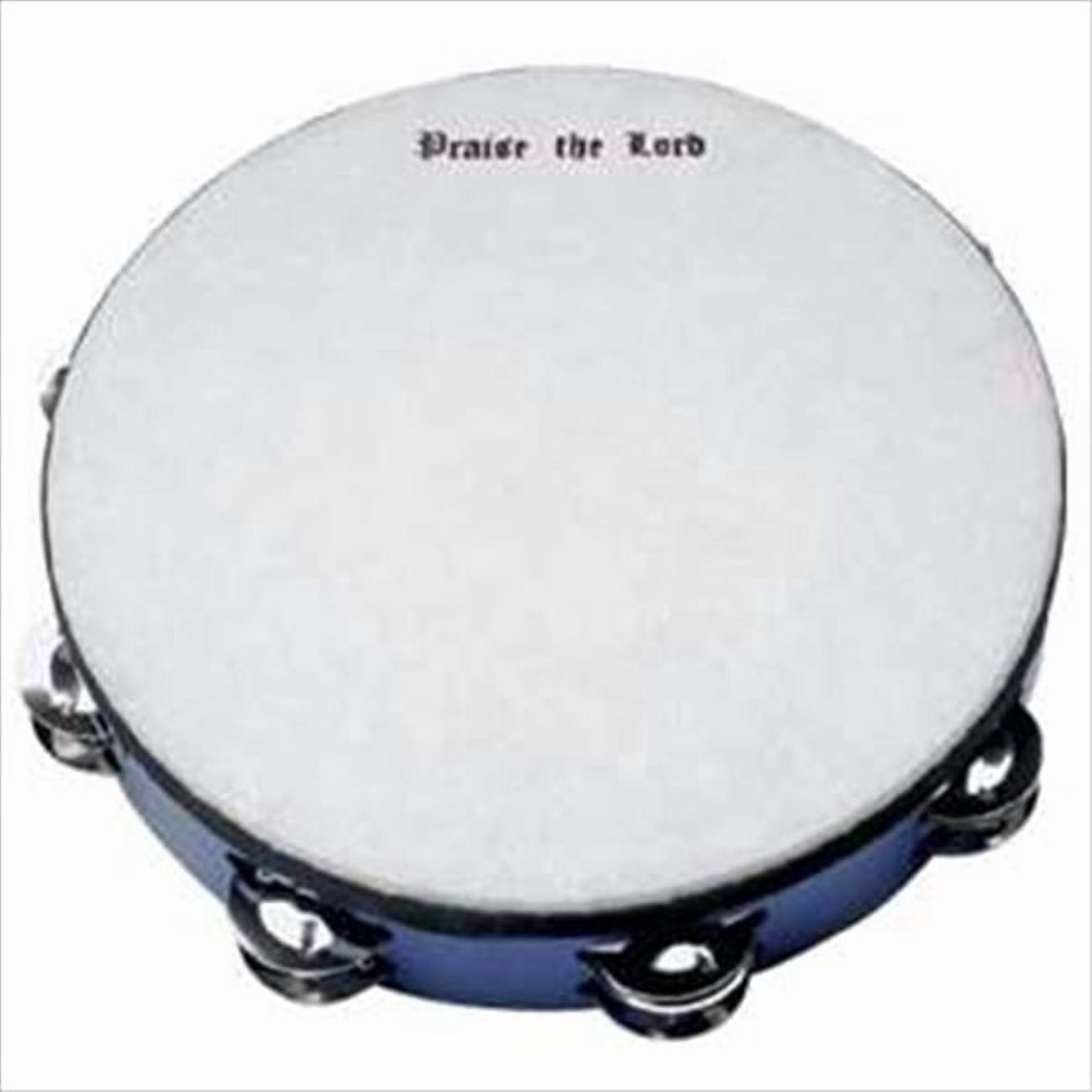 Rhythm Band Instruments 188289 Instrument Tambourine 10 In. Rnd Praise The Lord 8 Jingles
