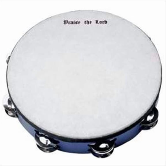 Rhythm Band Instruments 188289 Instrument Tambourine 10 In. Rnd Praise The Lord 8 Jingles