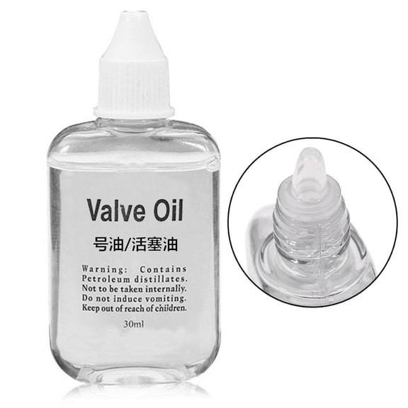 Instrument Valve Oil for Brass 30ml Piston Lubricating Oil for Trumpet, Trombone, French Horn and Tuba Smooth Action Lubricant for Musical Instruments 1 Pack