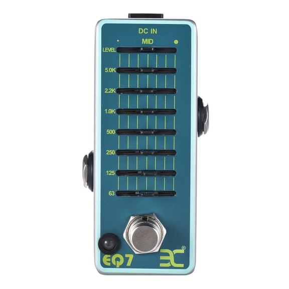 Instrument effect machine,Eq7 Equalizer Pedal Eq Metal Shell 7-band Eq Metal Equalizer Pedal 7-band Rusuo Iuppa