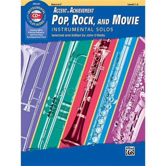 Instrumental Solos: Aoa Pop, Rock, and Movie Instrumental Solos: Horn in F, Book & CD (Paperback)
