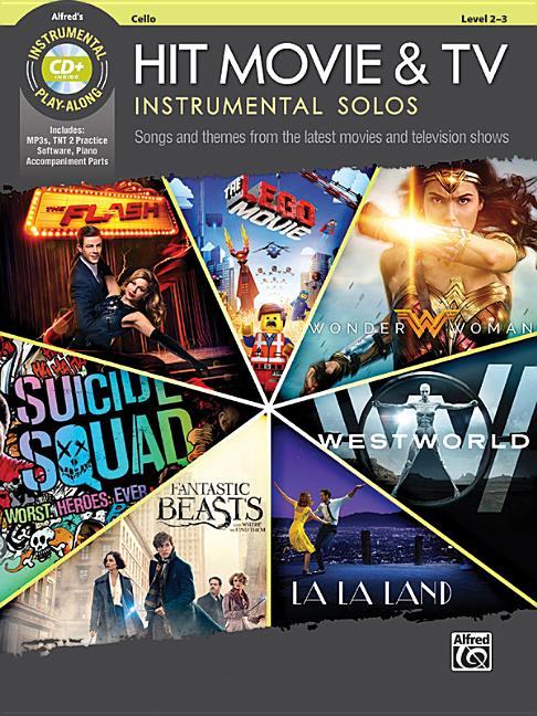 Instrumental Solos: Hit Movie & TV Instrumental Solos for Strings: Songs and Themes from the Latest Movies and Television Shows (Cello), Book & CD (Paperback) - image 1 of 1
