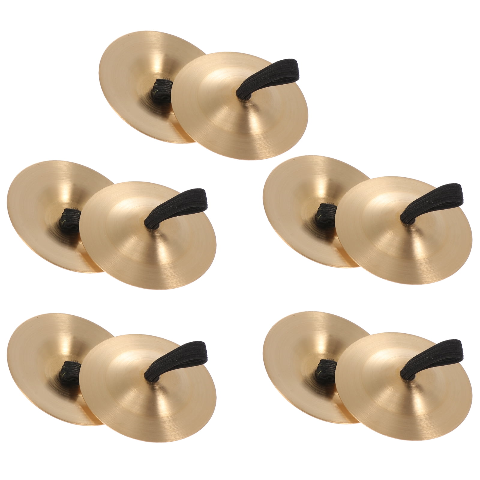 Instruments 10pcs Finger Cymbals Belly Zills Gong Rhythm Percussion